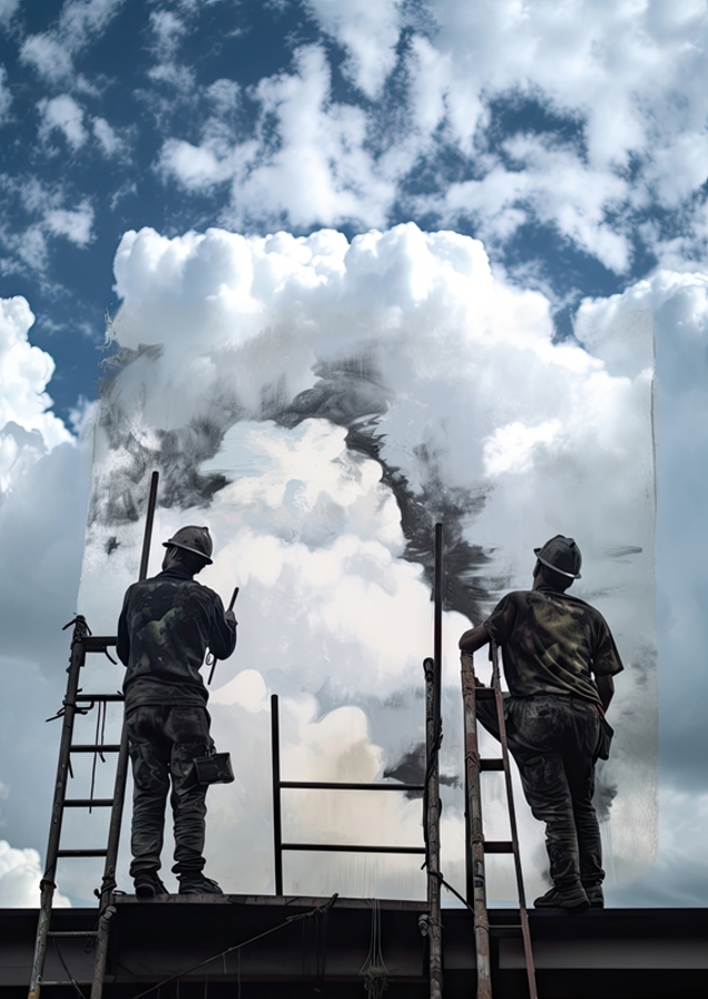 Měřič oblohy x Banksy