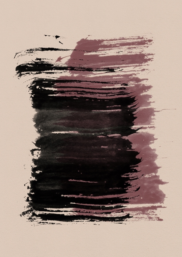 Strokes 10 | Black & Maroon