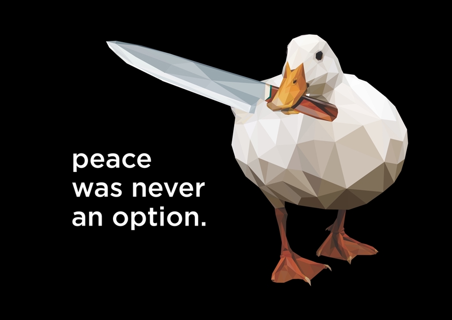 Peace was never an option meme posters & prints by Magnificent art -  Printler