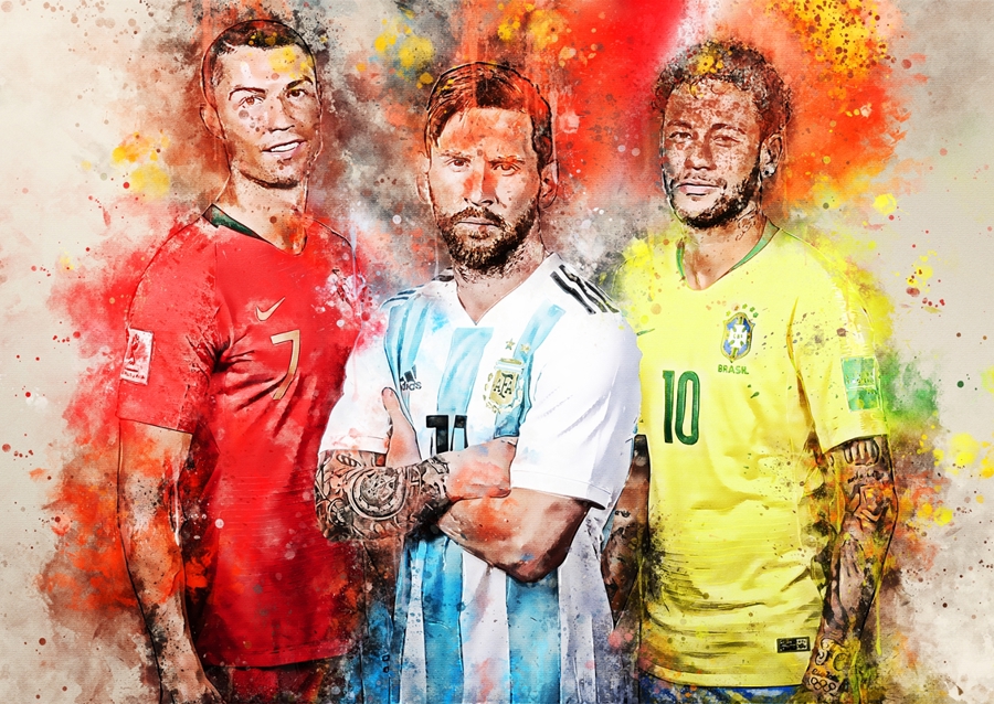 Ronaldo x Messi X Neymar 