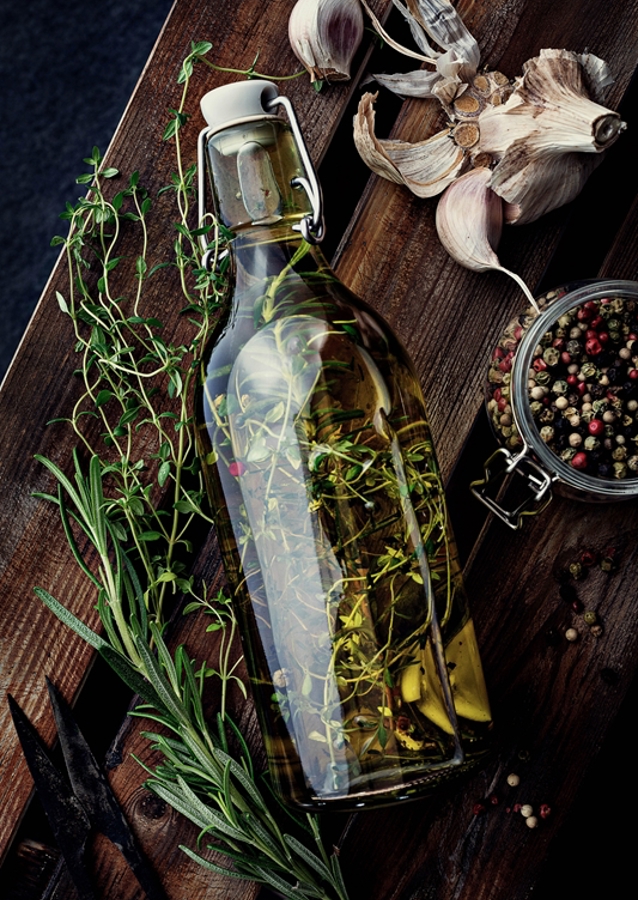 olivenolie med urter