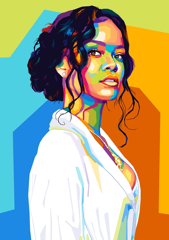 Rihanna Pop Art posters & prints by Siksisart - Printler