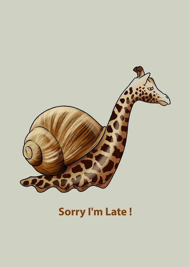 Giraffen-Meme-Poster