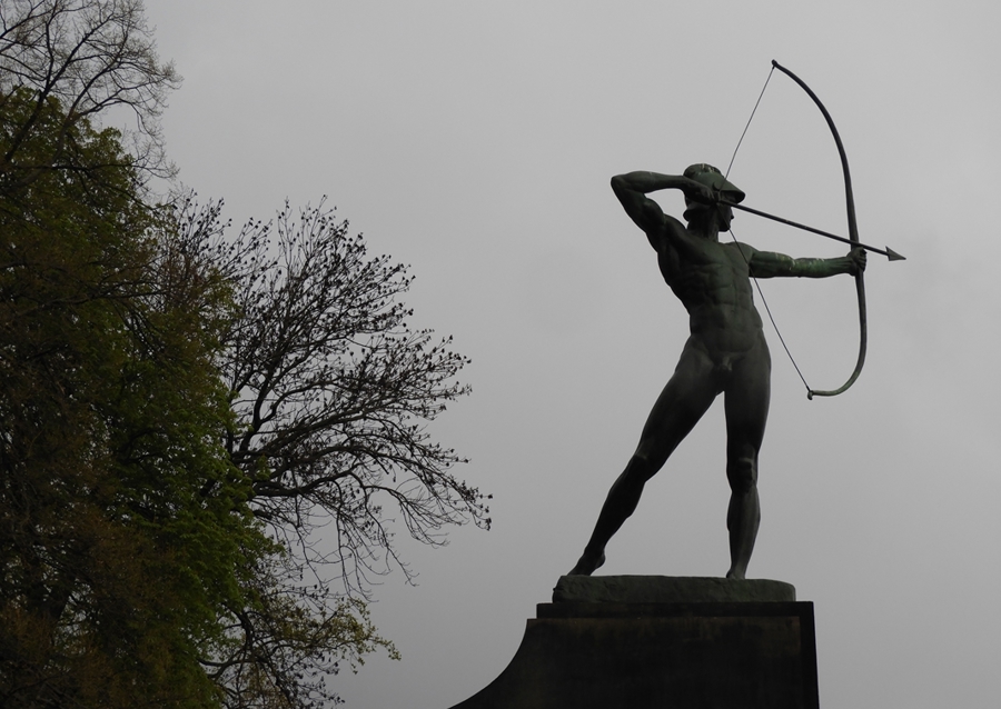 Socha lučištníka Drážďany