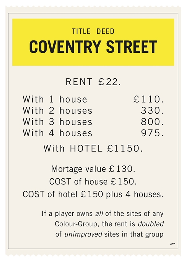 Monopoly Coventry Street