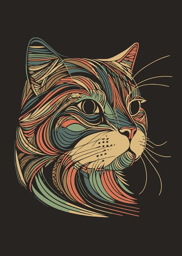 Die neugierige Katze