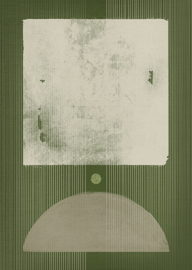 Abstract Green Magic Situation