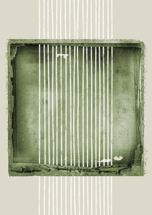 Abstract Green Nostalgia No2