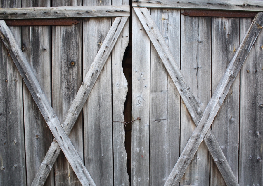 Das alte Scheunentor