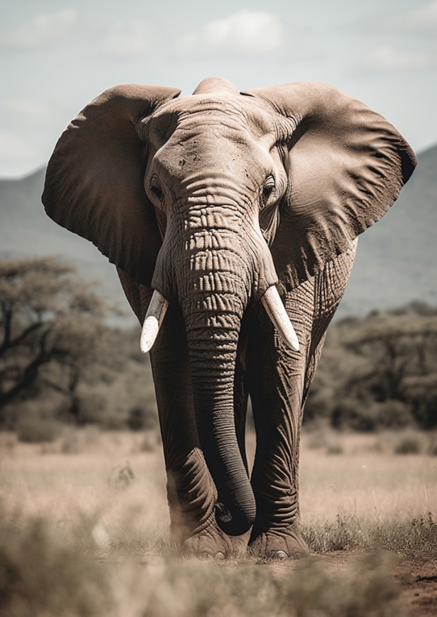 Elephant in the Savanna