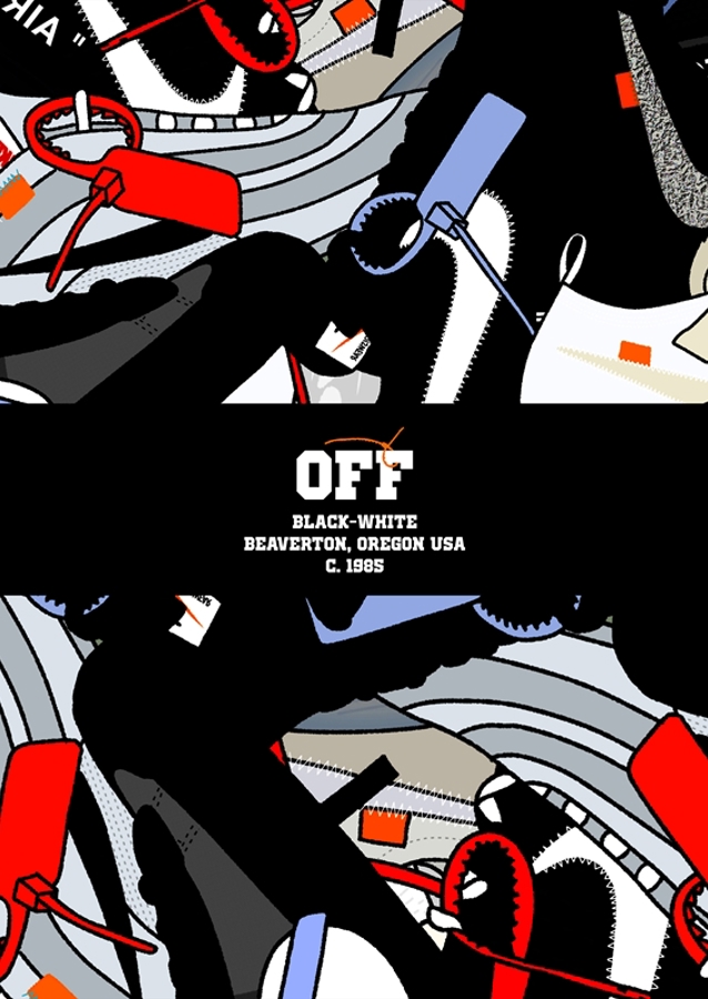 all black jordan 1 x off white