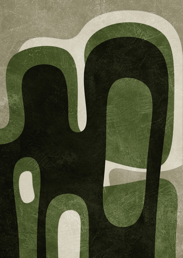 Ombres vertes modernes