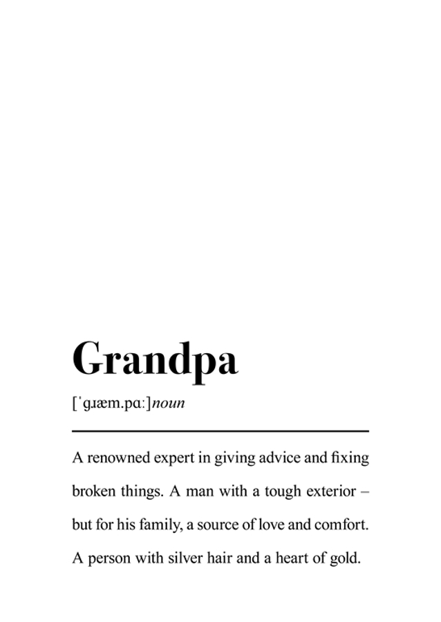 Opa Definition für Großväter