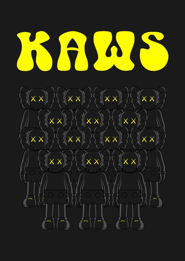 kaws black troops