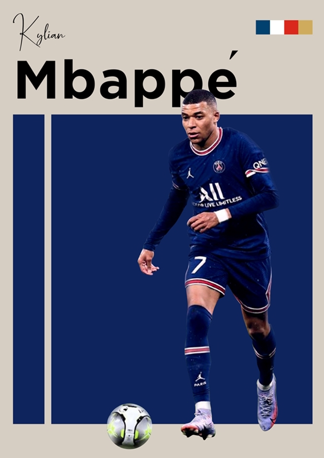 Kylian Mbappé Potrait