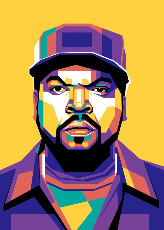 Rapper Ice Cube posters & prints by Moch. Dika As Sujud - Printler