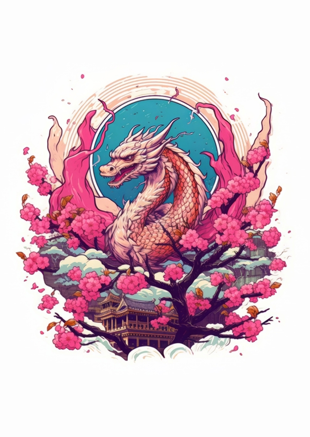 Japanese dragon cherry
