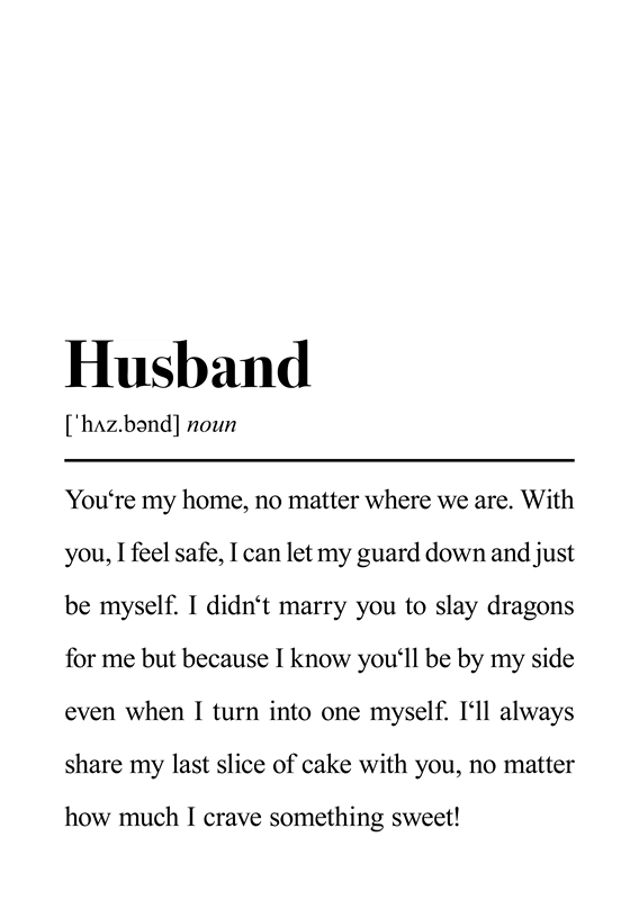 Definição do marido