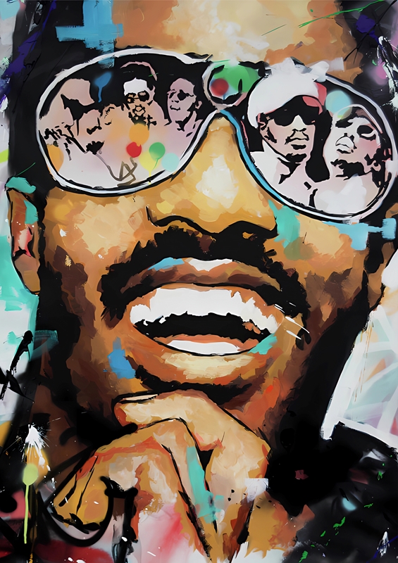 新品A2 STEVIE WONDERアートポスター 半光沢紙 新品A2 STEVIE WONDERアートポスター 半光沢紙 屋内用ポスター