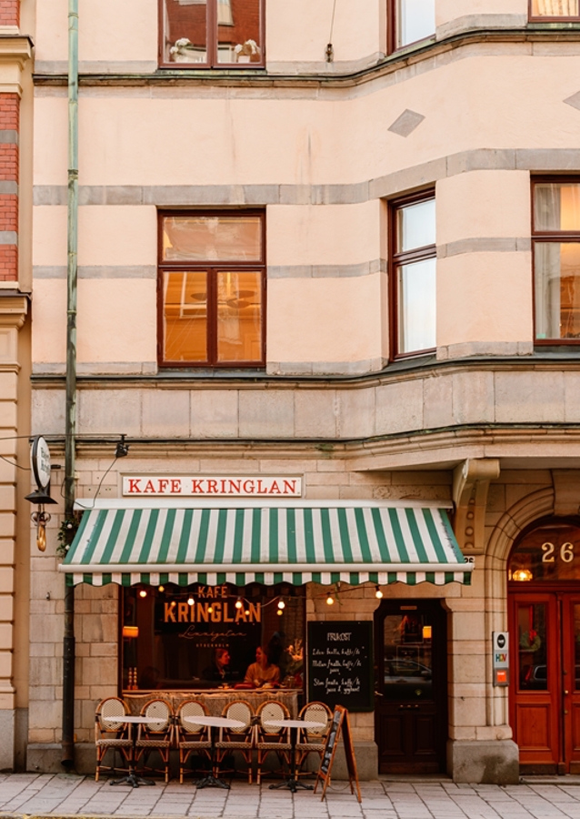 Café in Stockholm, Sweden