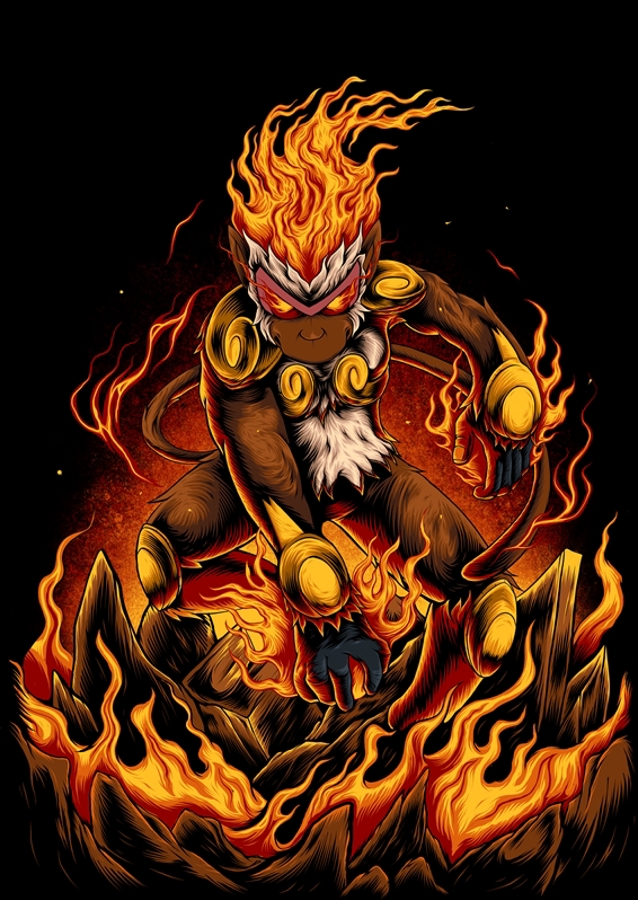 Pokemon di tipo Fuoco Infernape
