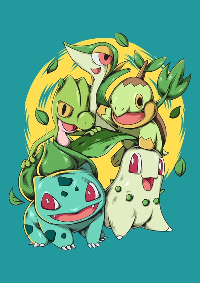 Startér Pokémonů typu trávy