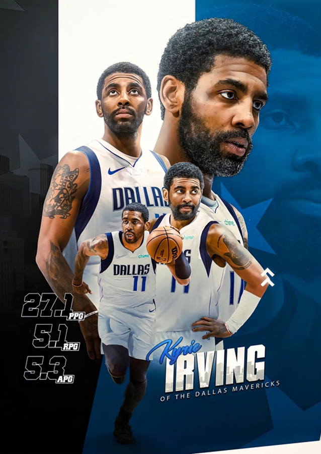 Kyrie Irving posters prints by Fatimah Zahra Printler - Technical View