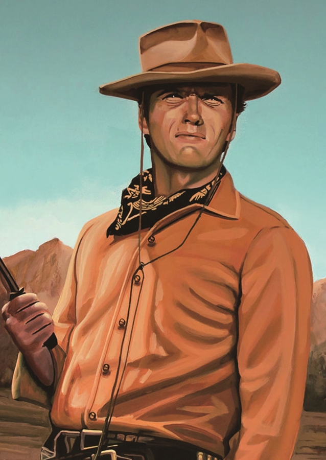 Clint Eastwood Gemälde