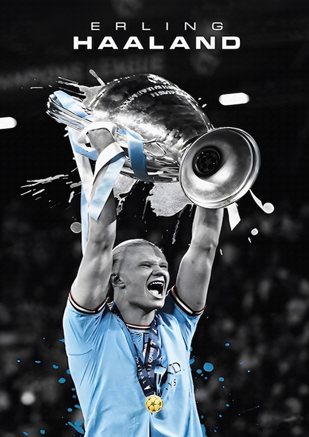Erling Haaland Plakat