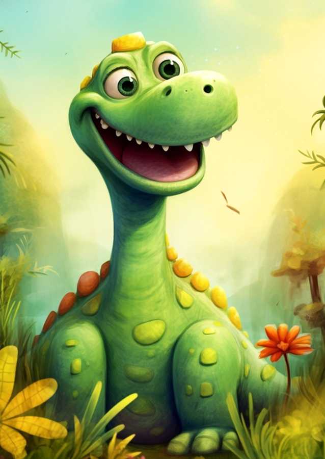 Legrační dinosauří mládě 