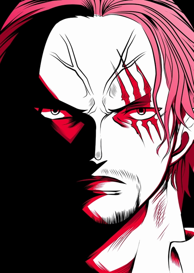 Anime onepiece shanks