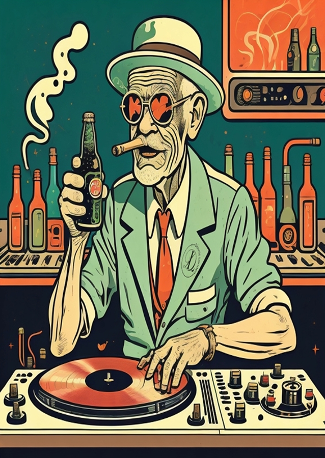 Drink beer and be a DJ