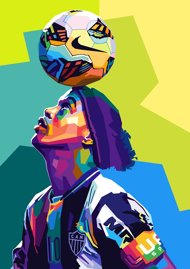 Ronaldinho Pop Art