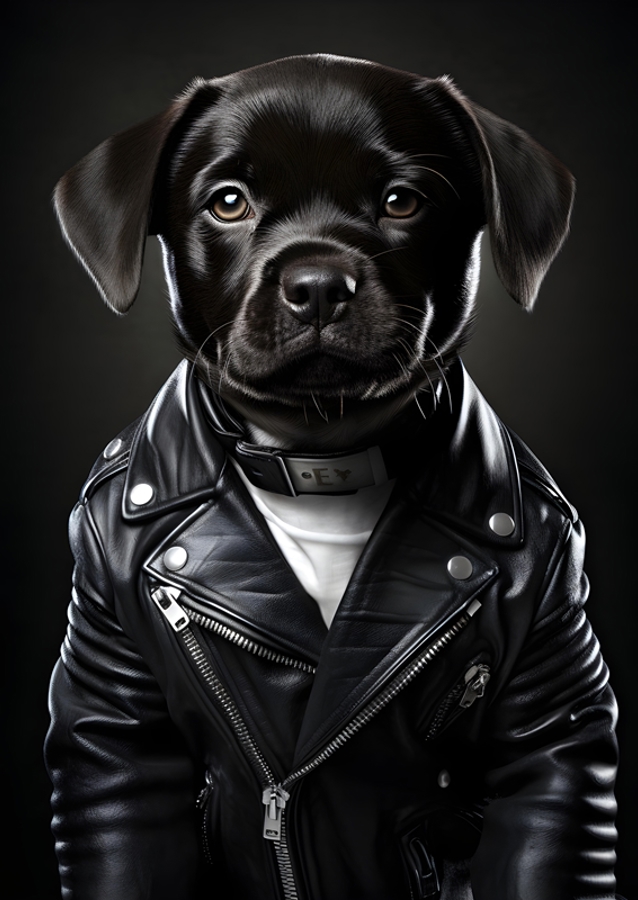 Punk Dog with Style