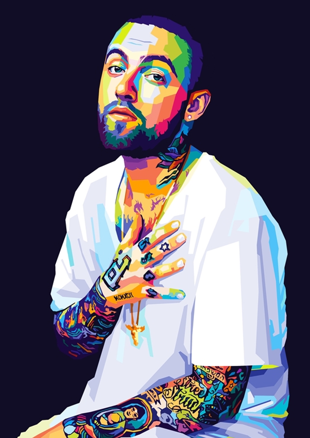 Mac Miller Pop Art