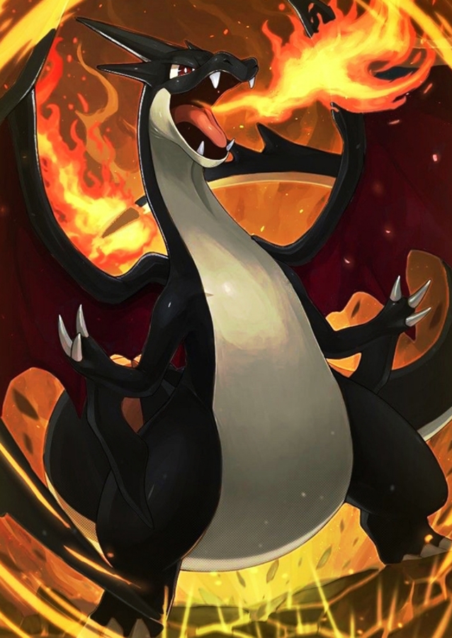 Black Charizard - Pokemon
