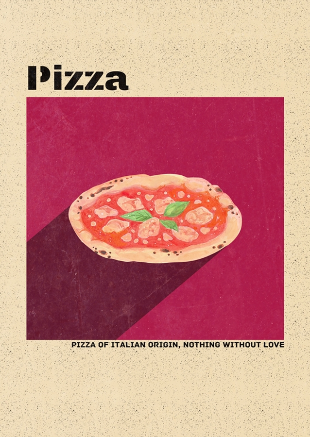 Pizza van het Italiaans