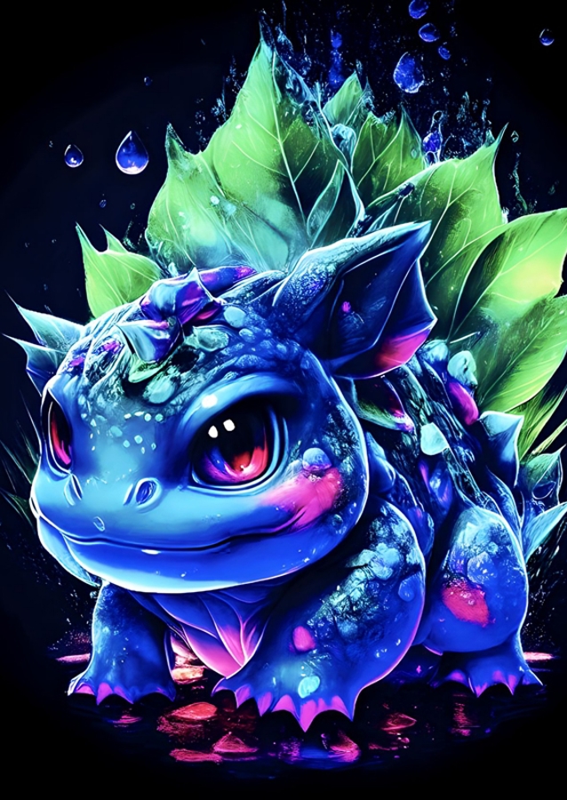 Bulbasaur Neon- Pokémon