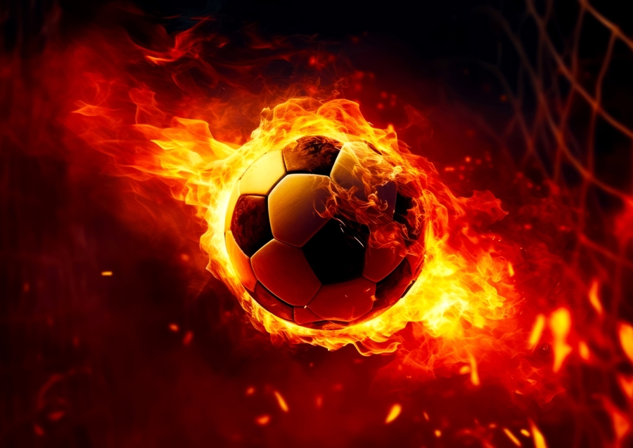 Palla di fuoco da calcio
