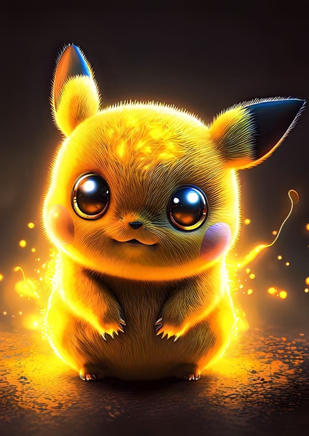 Chibi Pikachu - Pokemon
