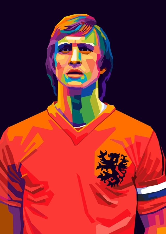 Johan Cruyff Pop Art