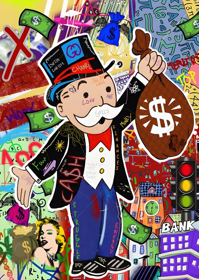 Pop Art Mr. Monopoly NYC 