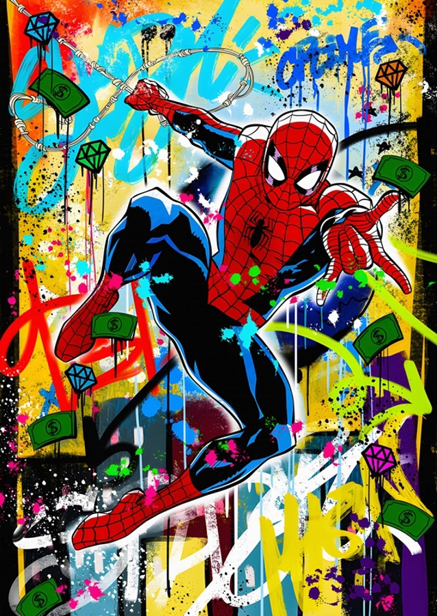 Plátno Pop Art Spiderman