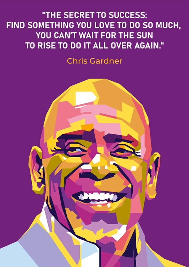 Chris Gardner Success Quote