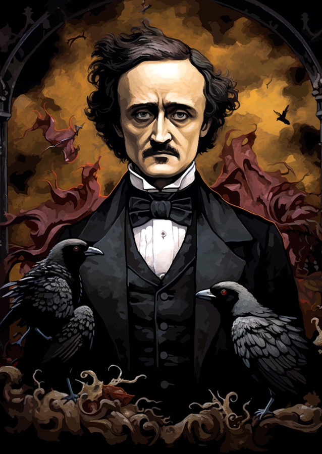 EDGAR ALLAN POE por Uposter