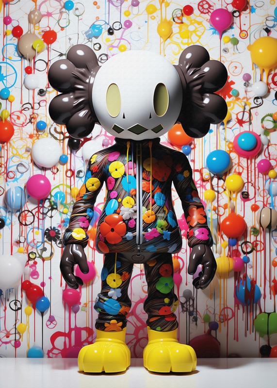 Hypebeast Rapper Hip Hop Kaws posters & prints by abdul chak