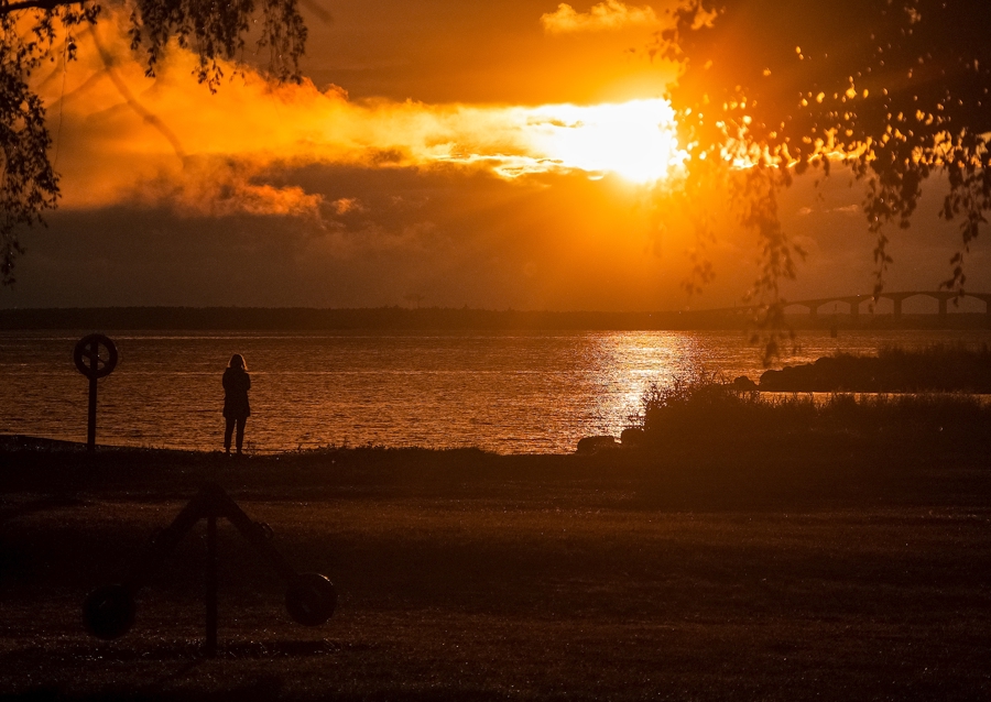 Sunset over Öland