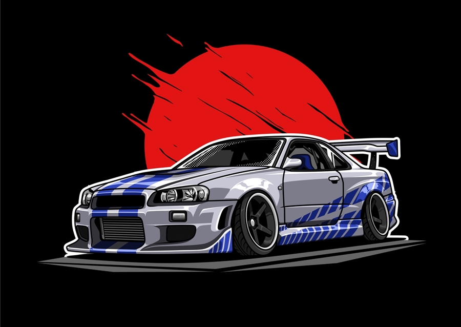 Nissan GT-R R34 Godzilla FF
