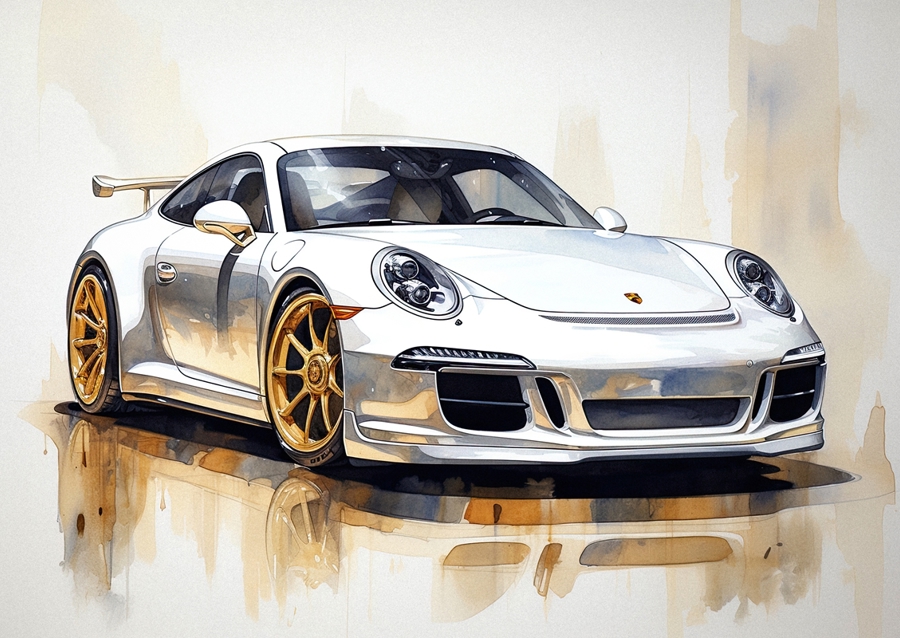 Porsche 911 Carrera + Weiß