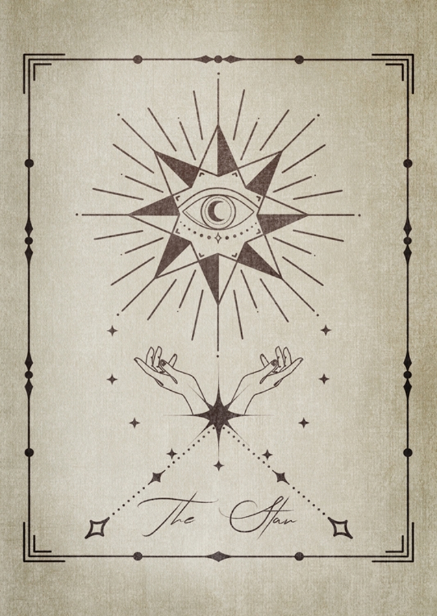 Vintage Star Tarot kort